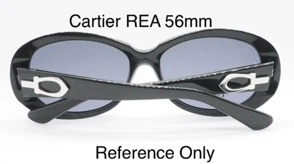 Cartier REA Sunglasses Factory Replacement Lenses Gray Gradient 56mm New